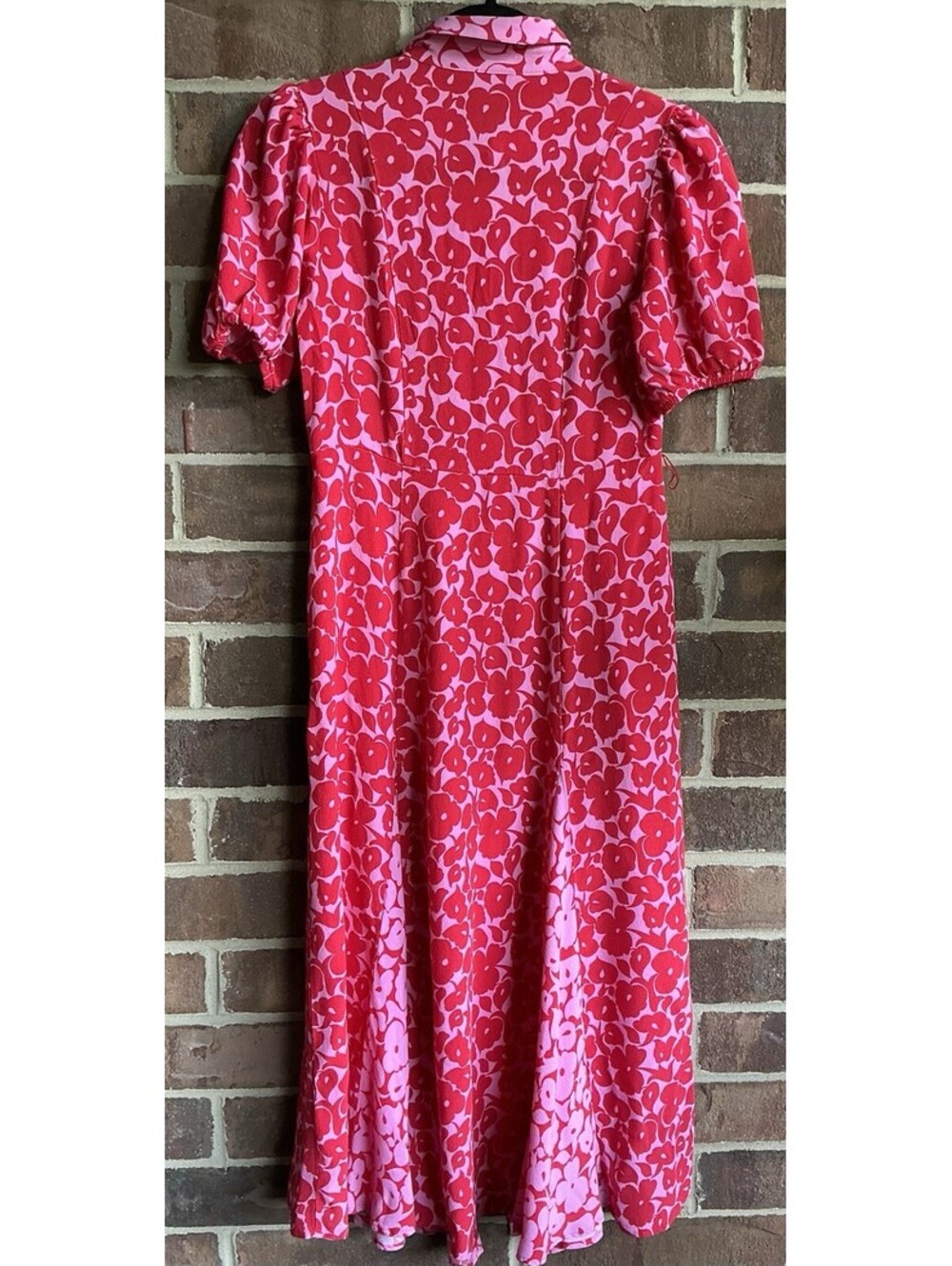 Boden Dress Size 4 Floral Print Jersey Midi Tea -Missing Belt !!! - Picture 5 of 6